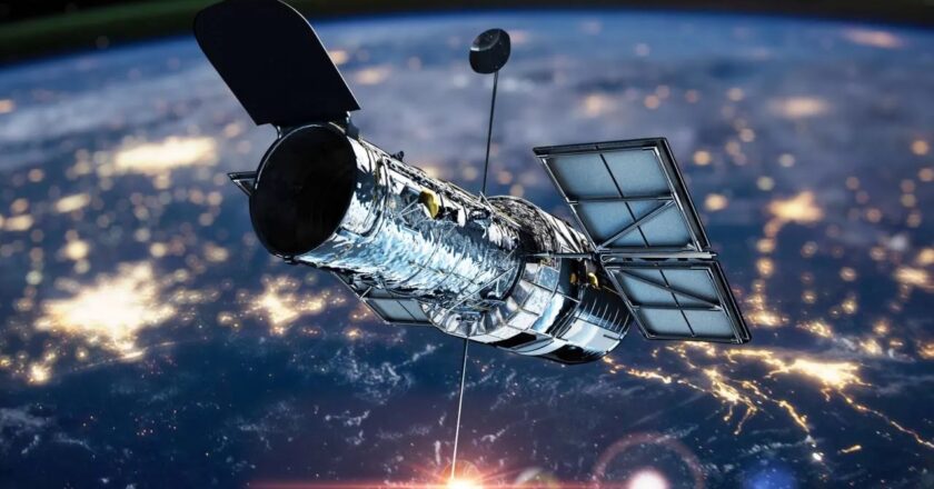 Hubble: immortalato un buco nero che squarcia una stella