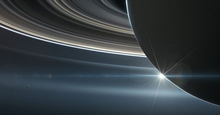 Gli anelli di Saturno stanno riscaldano la sua atmosfera