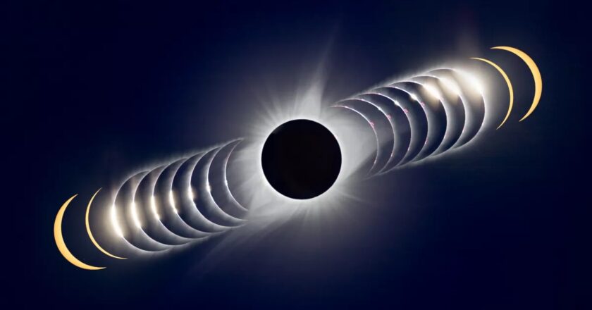 Eclissi solare: il video del primo evento dell’anno