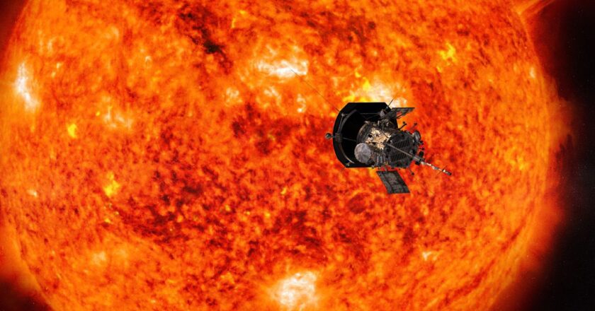 Vento solare catturato dalla prima missione che ha “toccato” il Sole