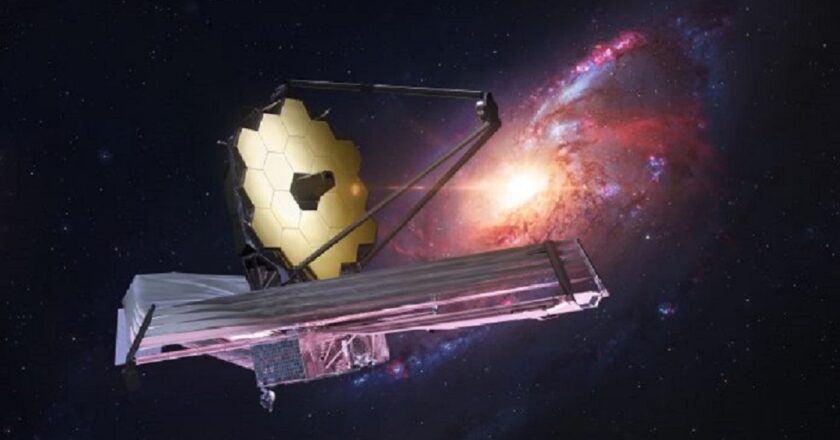Webb rileva molecole organiche in una lontana galassia