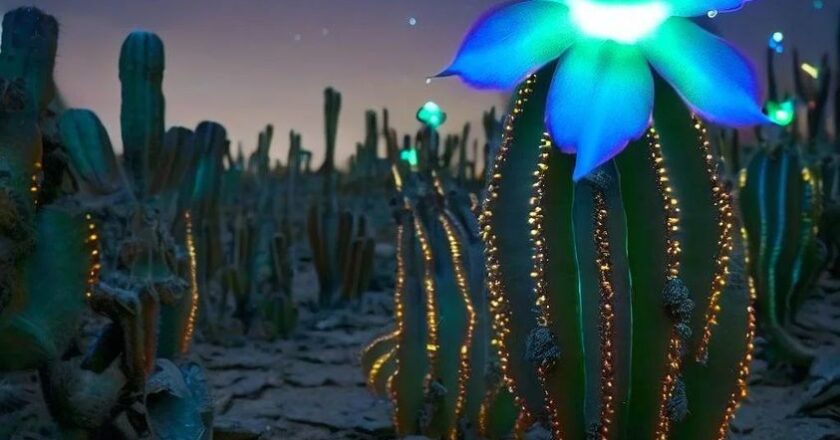 La magia dei fiori bioluminescenti