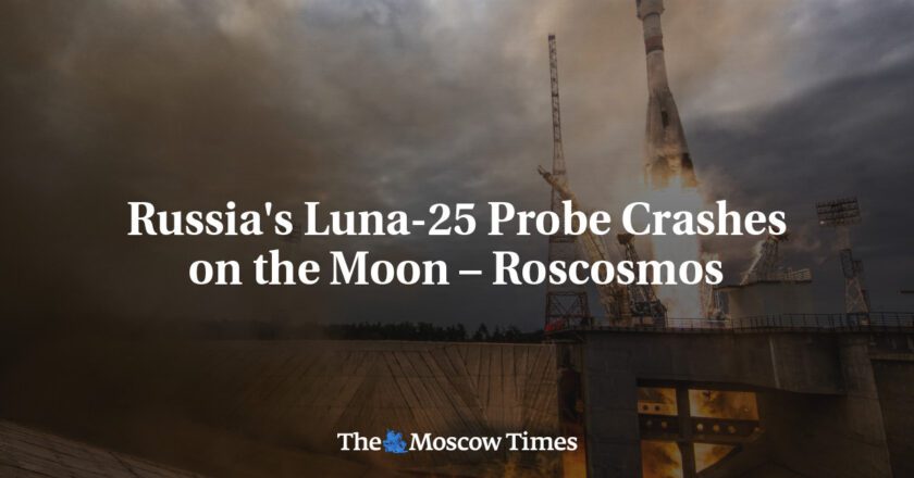 Lander lunare russo si è schiantato sulla Luna