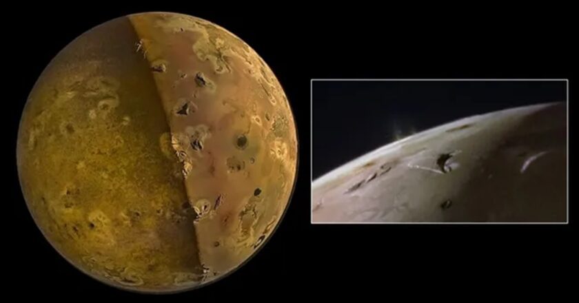 Juno rileva eruzioni vulcaniche attive sulla luna Io