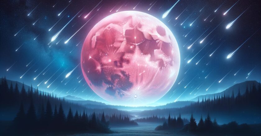 Pioggia di meteoriti delle Liridi e Luna piena rosa in arrivo